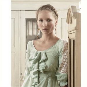 Anthropologie • floreat peasant blouse